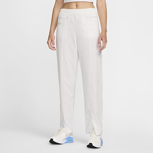 White nike track pants online